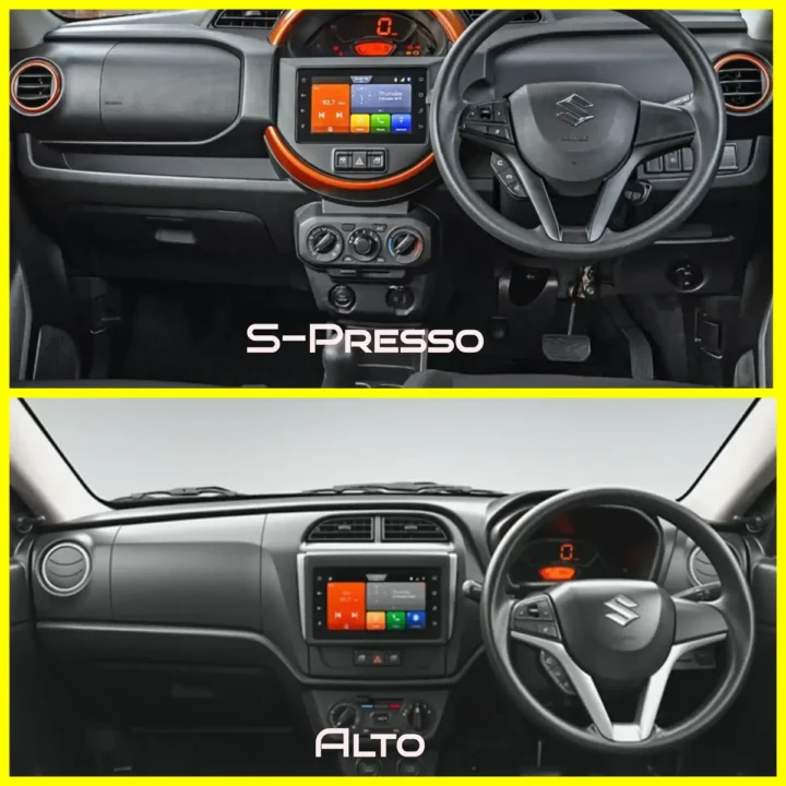 Maruti-S-Presso-vs-Alto interior-and-dashboard