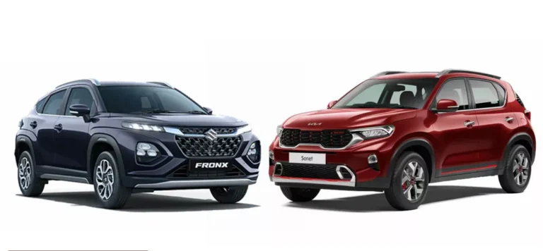 Maruti-Fronx-vs-Kia-Sonet-comparison